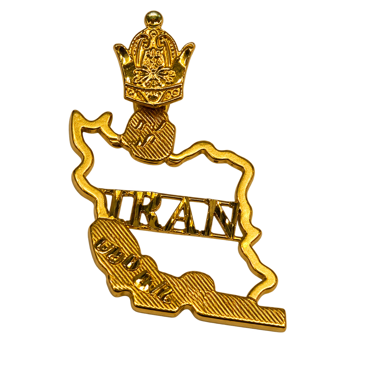 آویز طلا ۱۸ عیار مدل ایران ریخته گری وزن 2.240 گرم