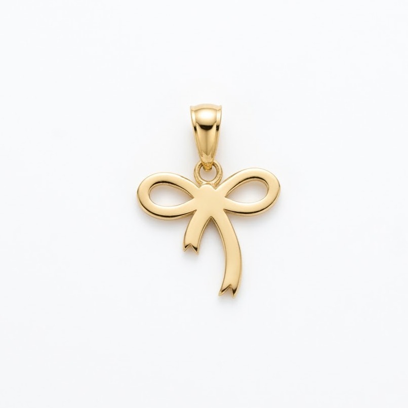 پلاک آویز طلا ۱۸ عیار مدل پاپیون آینه ای وزن ۰.۷۷۰ گرم