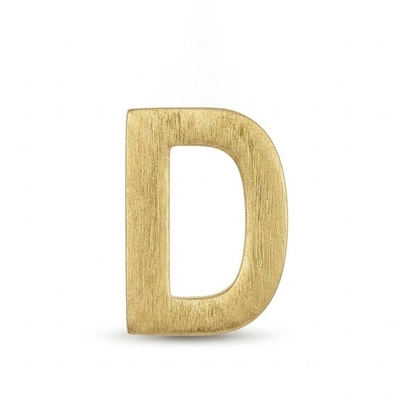 آویز طلا 18 عیار مدل حروف « D » وزن 0.900 گرم