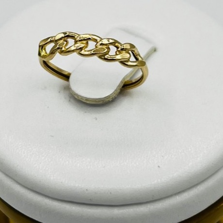 انگشتر طلای 18 عیار مدل کارتیر سبک وزن 0.53 گرم 2