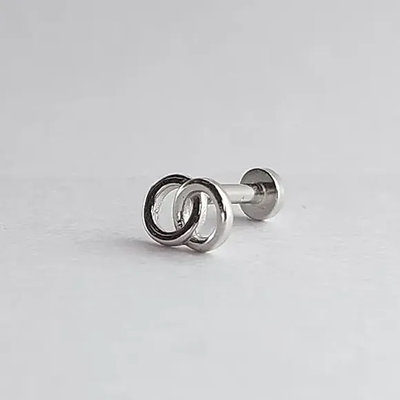 پیرسینگ نقره زنانه کد 106 – 0.520 گرم