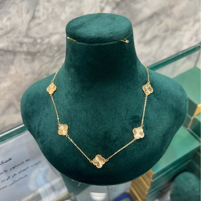 گردنبند طلا ۱۸ عیار مدل ونکیلیف وزن ۵.۳۶۰ گرم