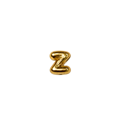 آویز طلا ۱۸ عیار مدل Z بادکنکی وزن 0.830 گرم