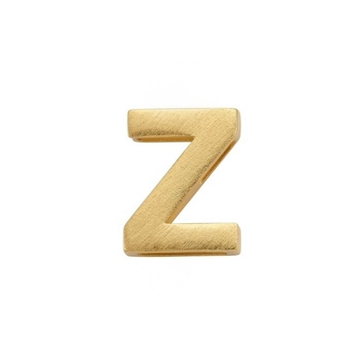 آویز طلا 18 عیار مدل حروف « Z » وزن 0.720 گرم