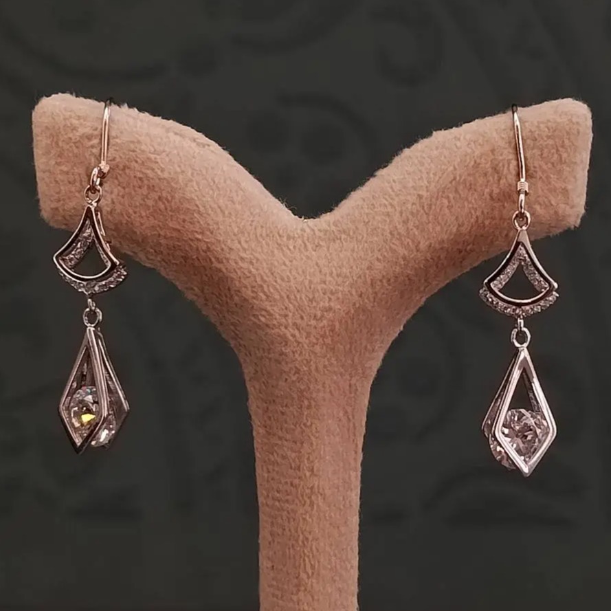 گوشواره نقره مدل دارینا - 2.7 گرم 2