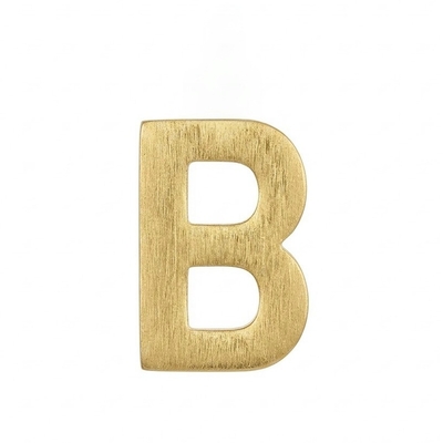 آویز طلا 18 عیار مدل حروف « B » وزن 0.900 گرم